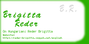 brigitta reder business card